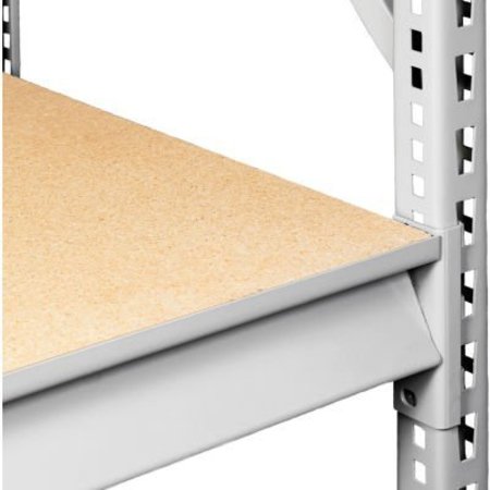 TENNSCO Tennsco Extra Shelf Level for Bulk Storage Rack - 48"W x 36"D - Wood Deck - Light Gray BU-4836P-LGY